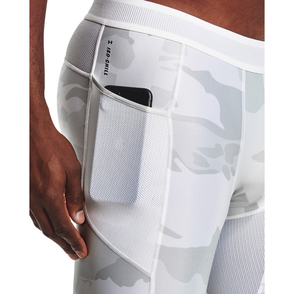 UA Iso-Chill Compression Print Long Shorts