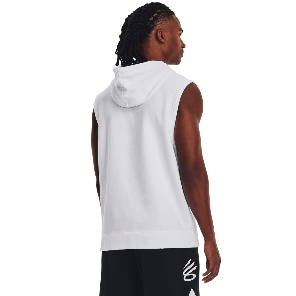 Curry Fleece Sleeveless Hoodie