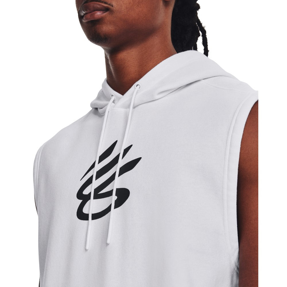 Curry Fleece Sleeveless Hoodie