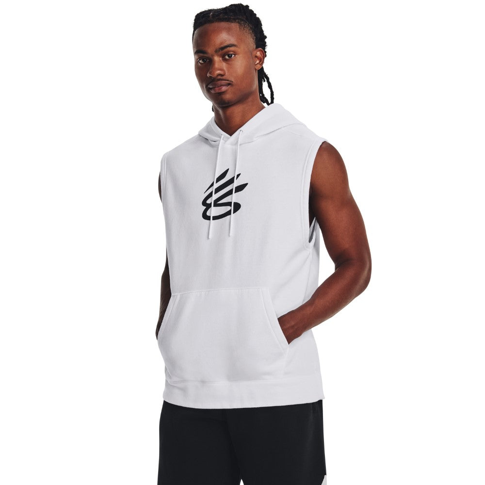 Curry Fleece Sleeveless Hoodie