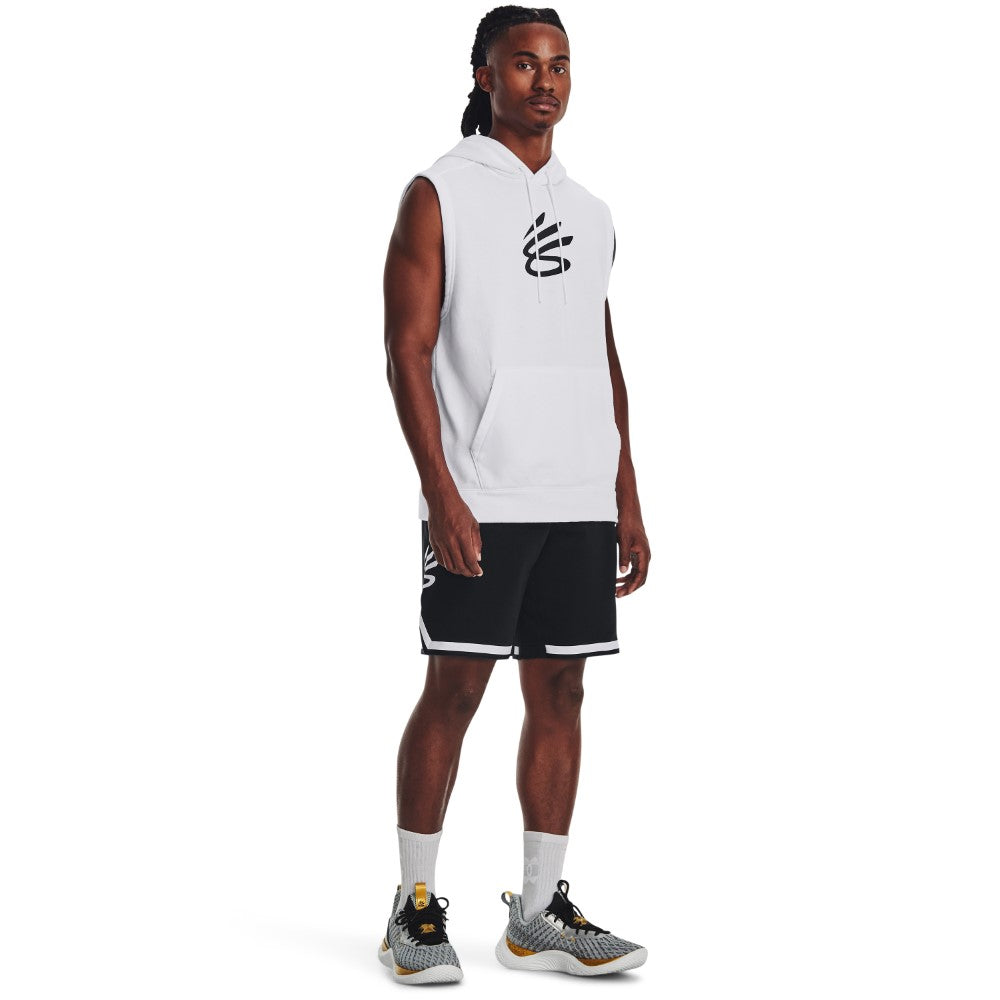 Curry Fleece Sleeveless Hoodie