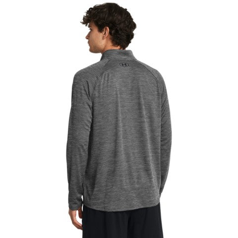 UA Tech Textured ½ Zip Long Sleeve T-shirt