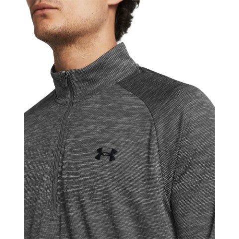 UA Tech Textured ½ Zip Long Sleeve T-shirt