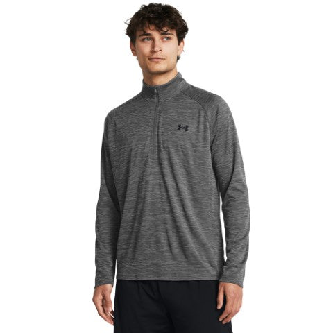 UA Tech Textured ½ Zip Long Sleeve T-shirt