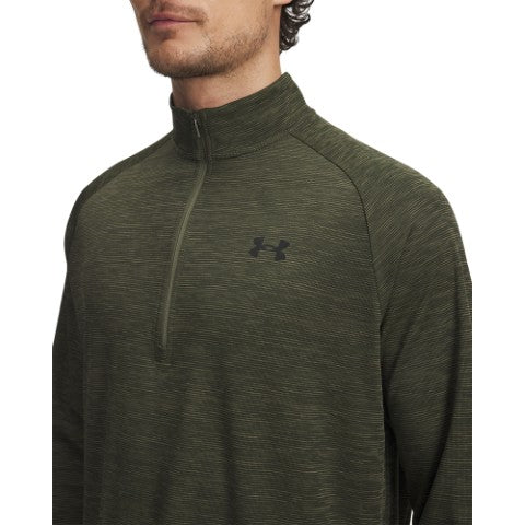 UA Tech Textured ½ Zip Long Sleeve T-shirt
