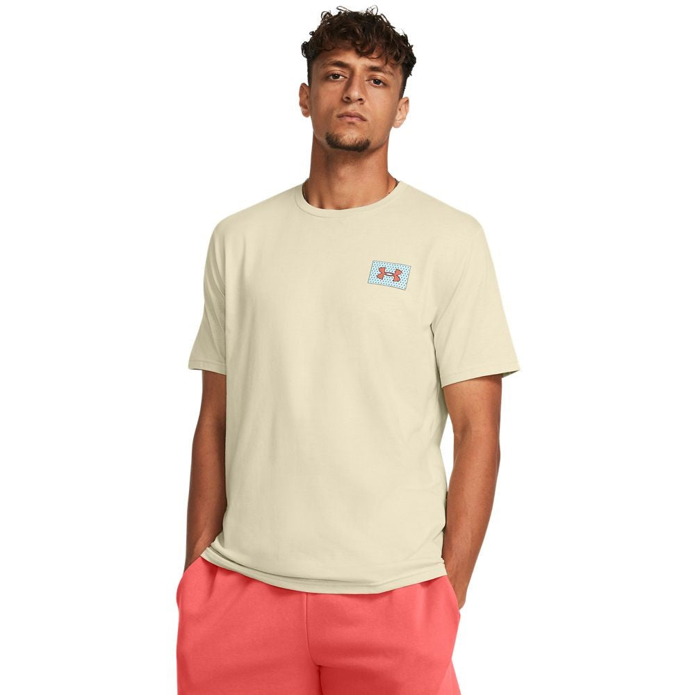 Color Block Logo Left Chest T-shirt