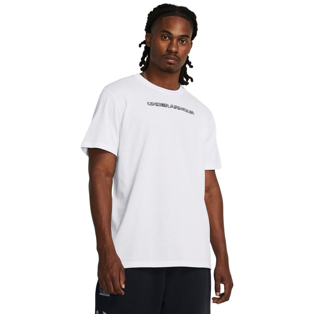 Heavy weight Logo Embroidered Short Sleeve T-shirt