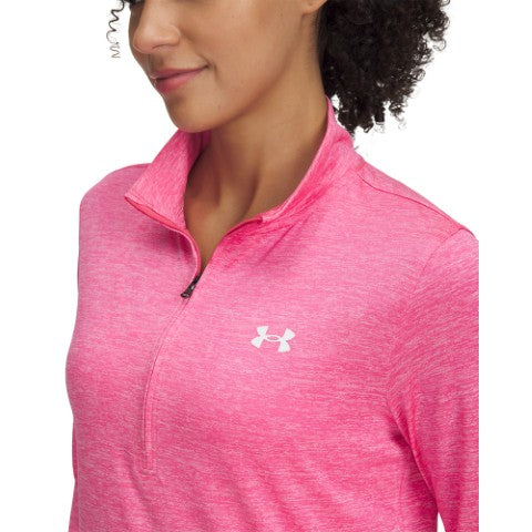 Tech ½ Zip Twist Long Sleeve Top