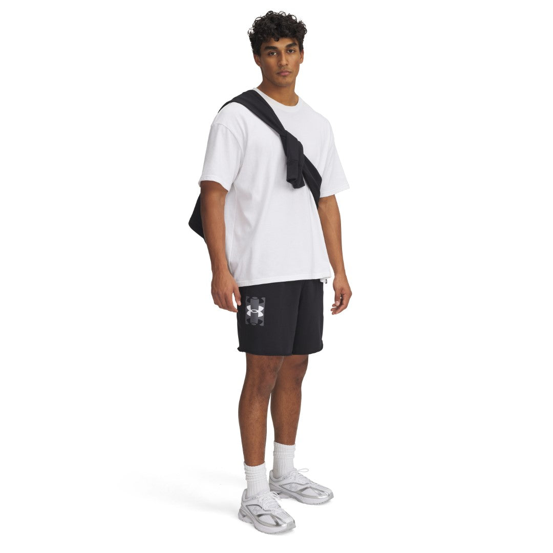 شورت ريفال تيري لوجو 8"