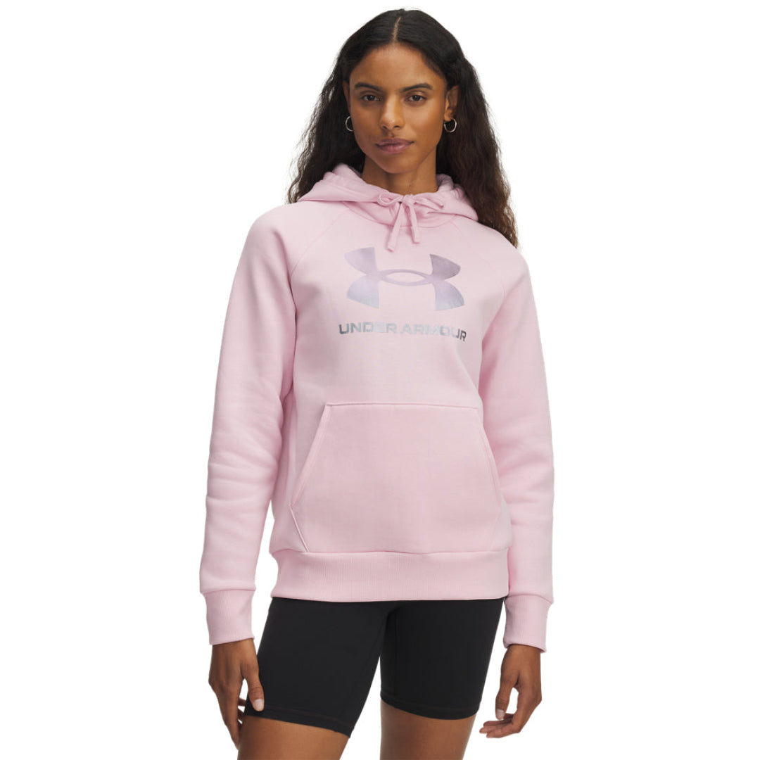 UA Rival Fleece Shimmer Hoodie