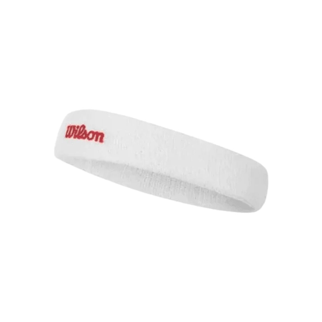 Terry Logo Headband Br White/Infrrd Os