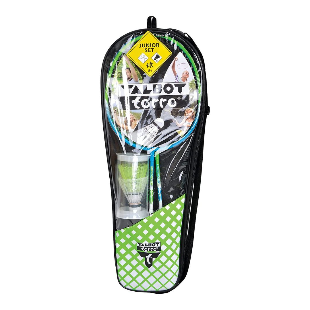Talbot Torro Unisex Badminton Racket 2- Attaker Junior Set