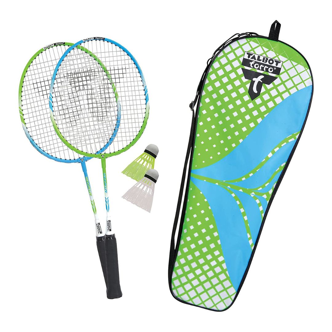 Talbot Torro Unisex Badminton Racket 2- Attaker Junior Set
