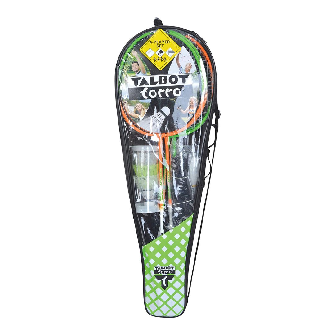 Talbot Torro Unisex Badminton Racket 4- Attaker Set Plus