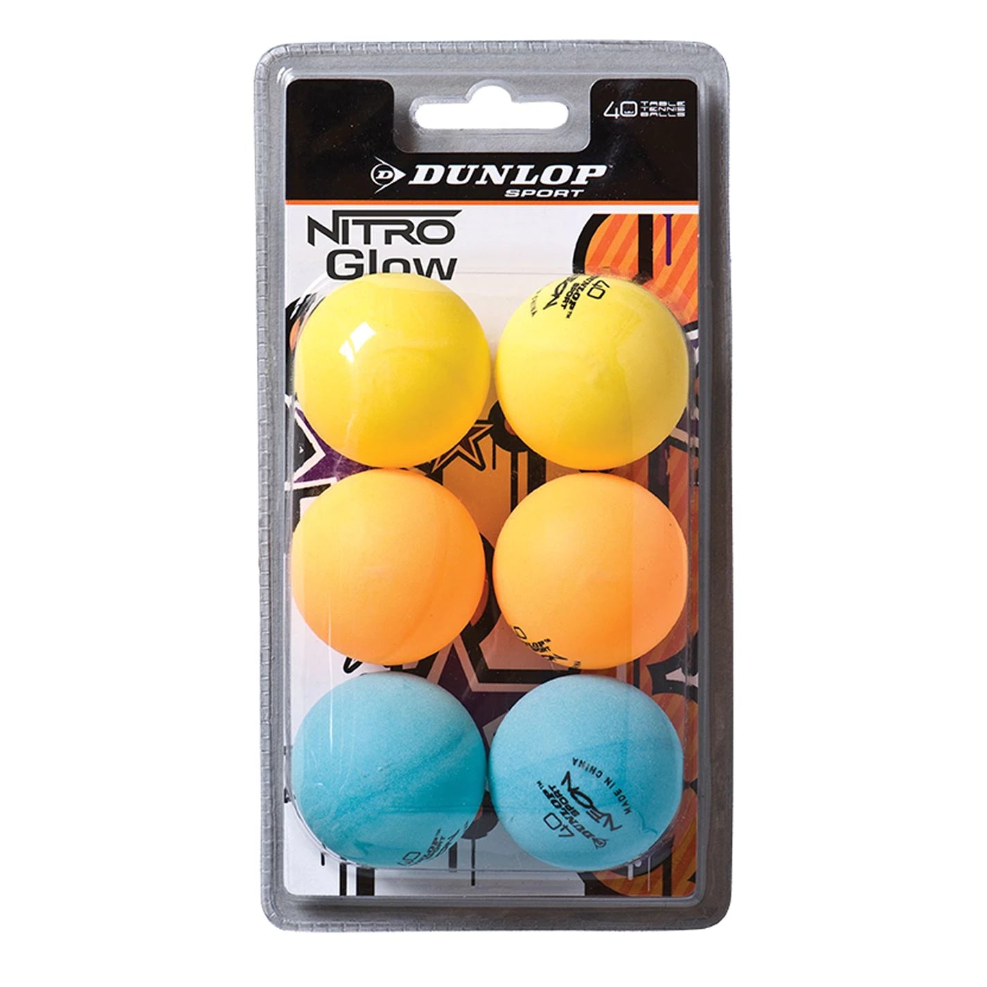 40+Nitro Glow 6 Bbl Table Tennis Ball