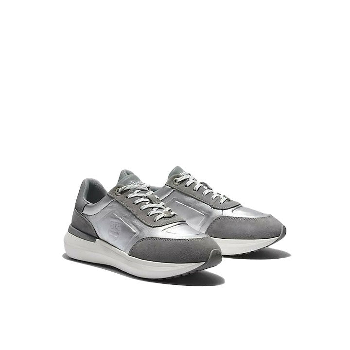 Seoul City Leather Sneaker Silver Lifestyle Shoes