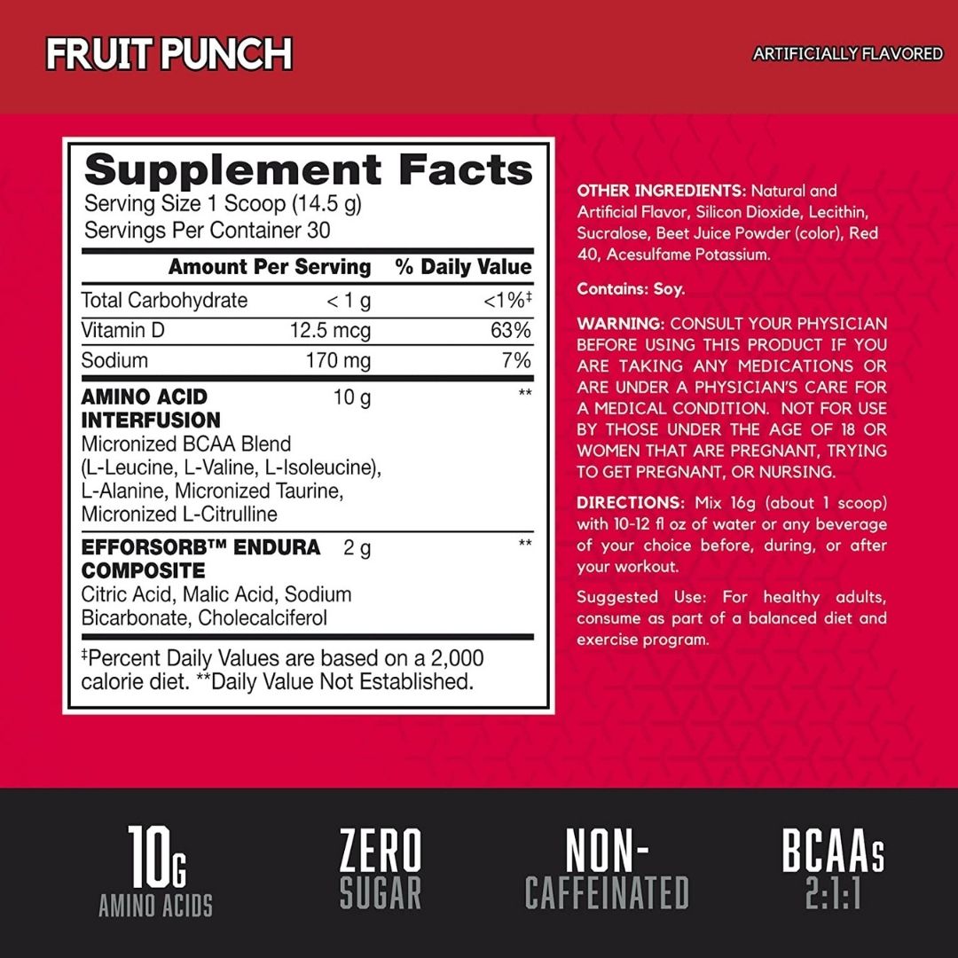 Amino X (435 GM) -Fruit Punch