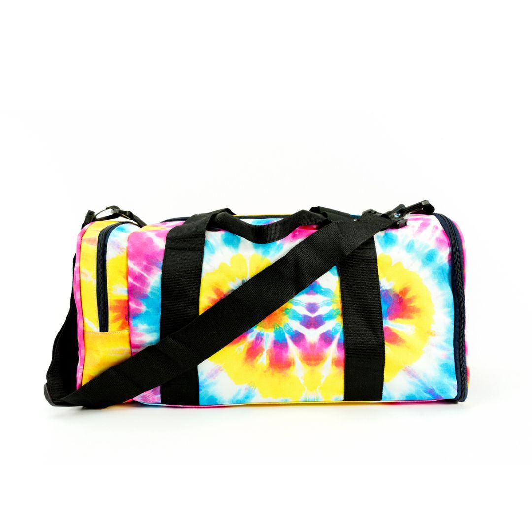 CUBS Bright Tie Dye Duffle Bag