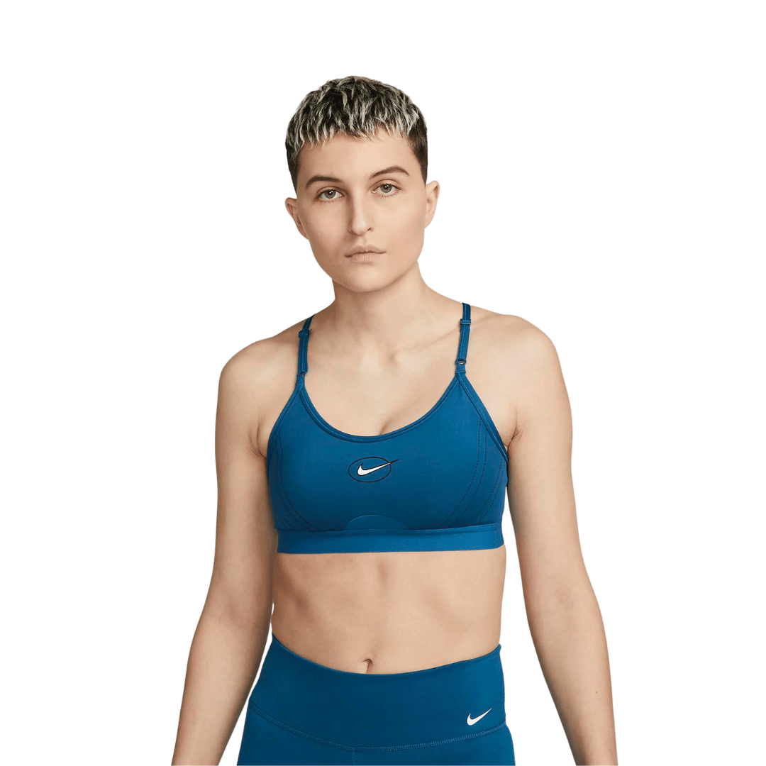 Buy Nike Dri-Fit Indy Seamless Sports Bras Kids Olive online