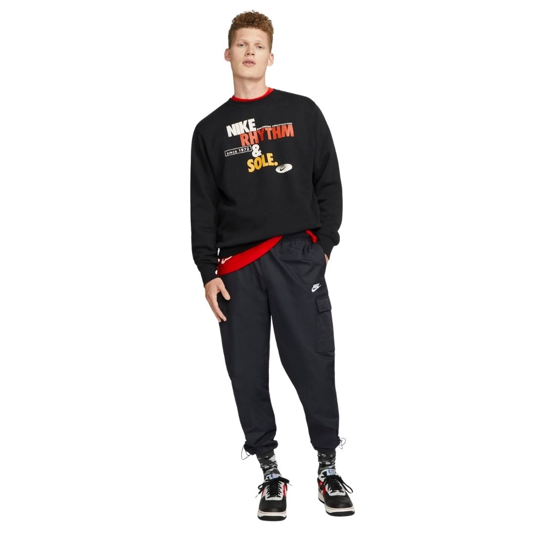 Fleece Crew Rhythm Grap Sweatshirt