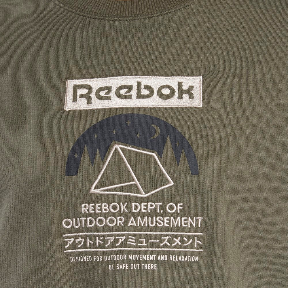 Classic Camp Graphic Crew Sweatshirt
