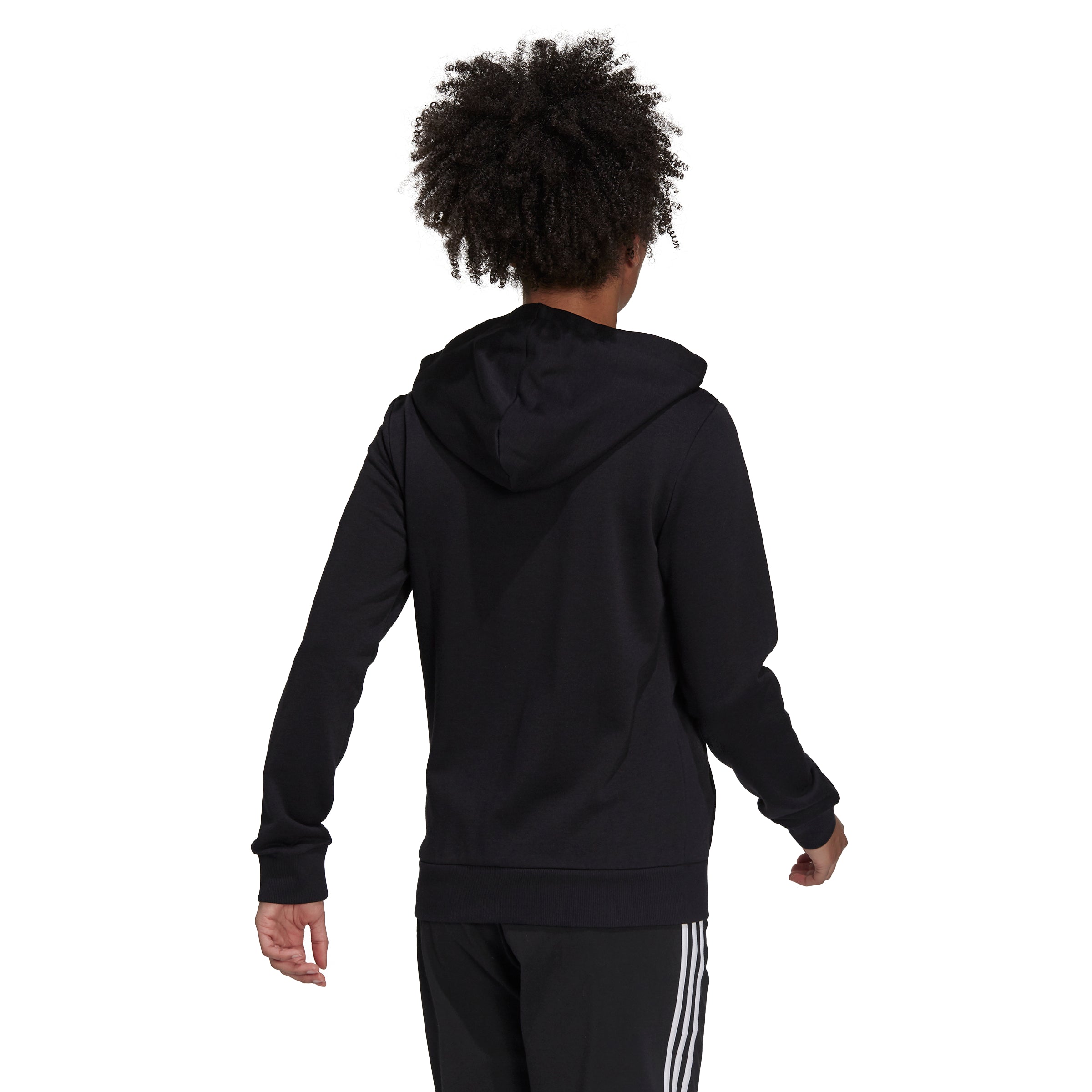 adidas Women Jacket Essentials Logo Full Zip Hoodie