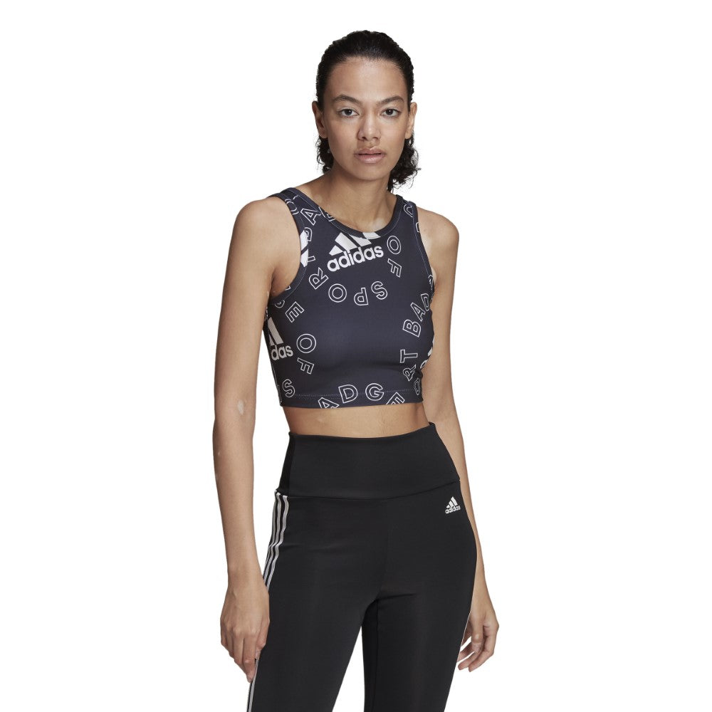 Designed to Move Graphic Crop Top