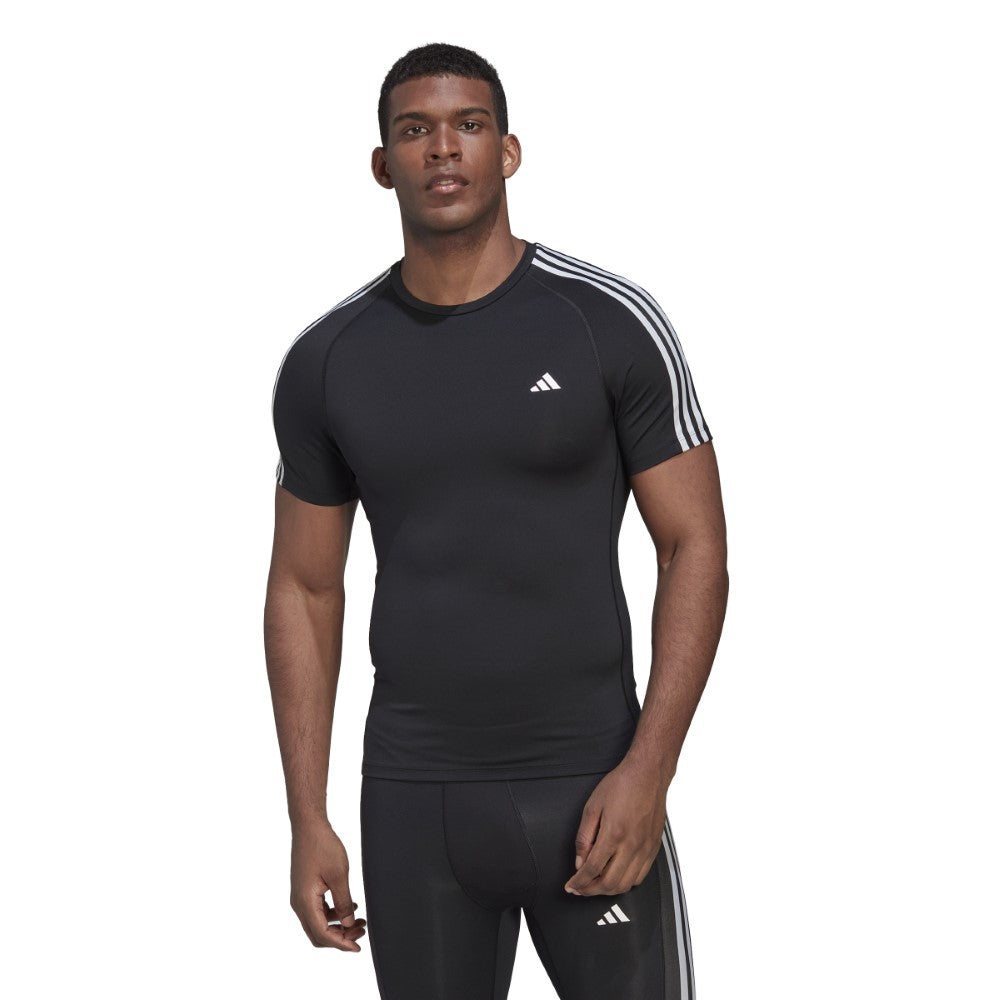 Techfit 3-Stripes Training T-shirt