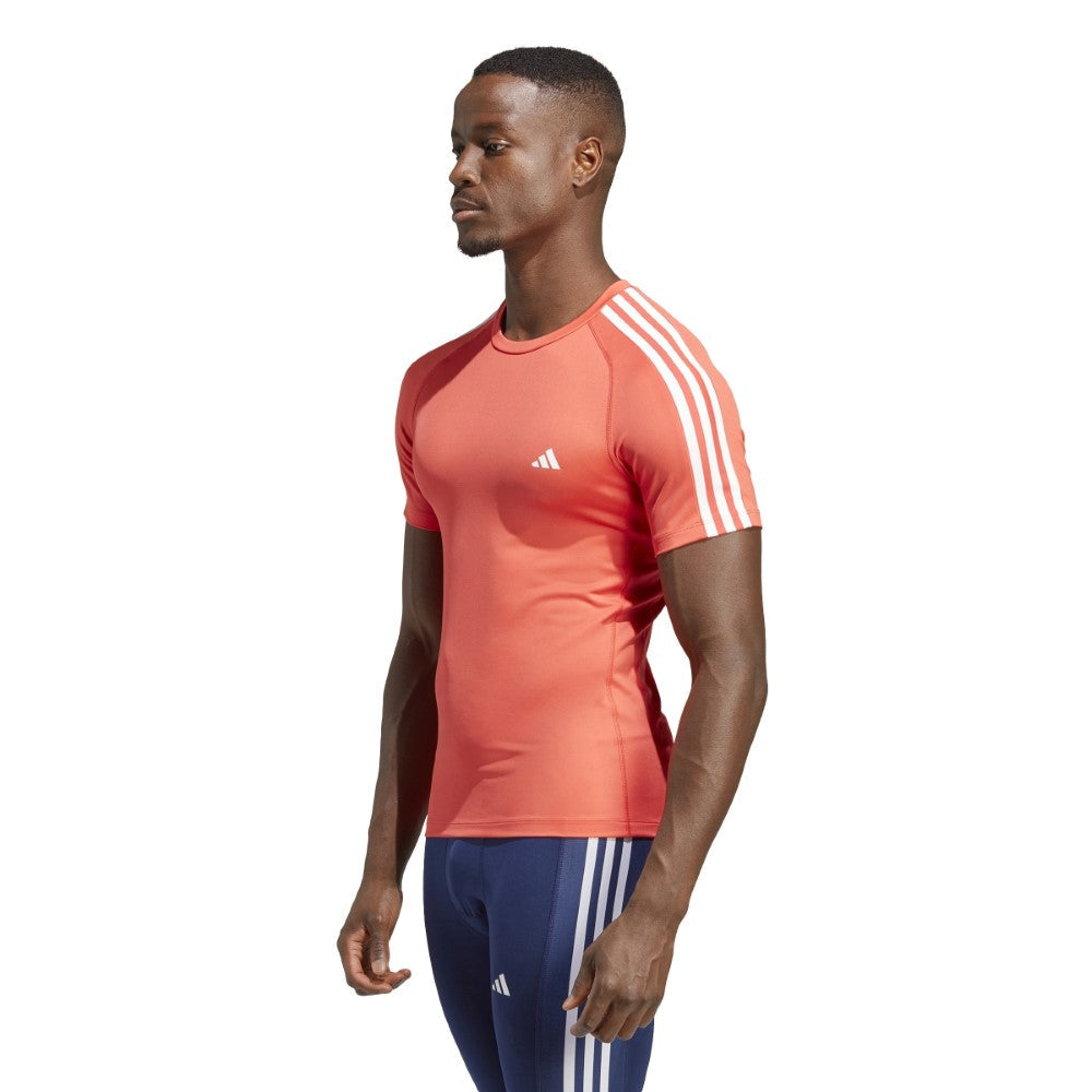 قمصان التدريب Techfit 3-Stripes