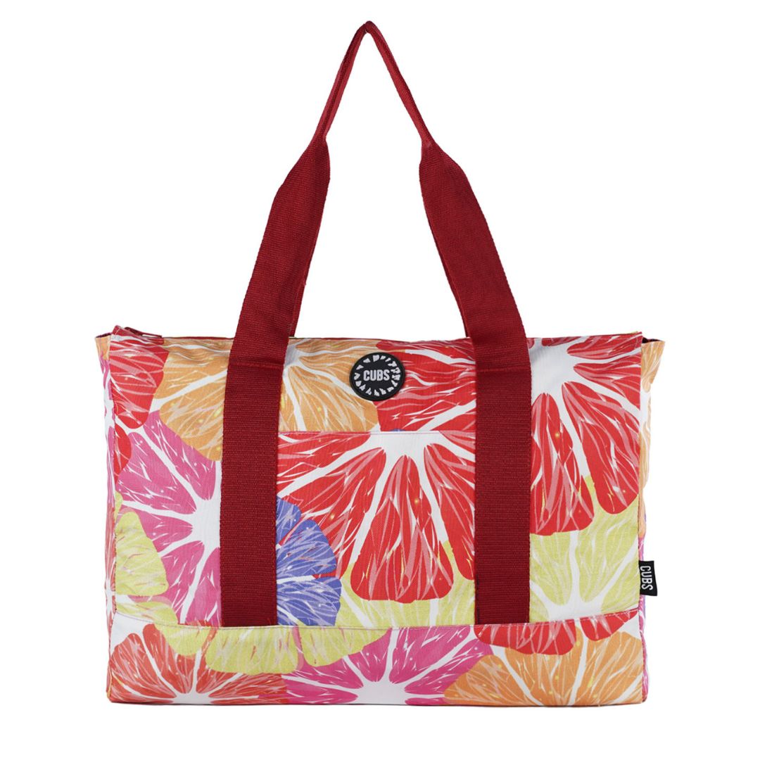 Pink Latte & Summer Fruits Double face Tote Bag