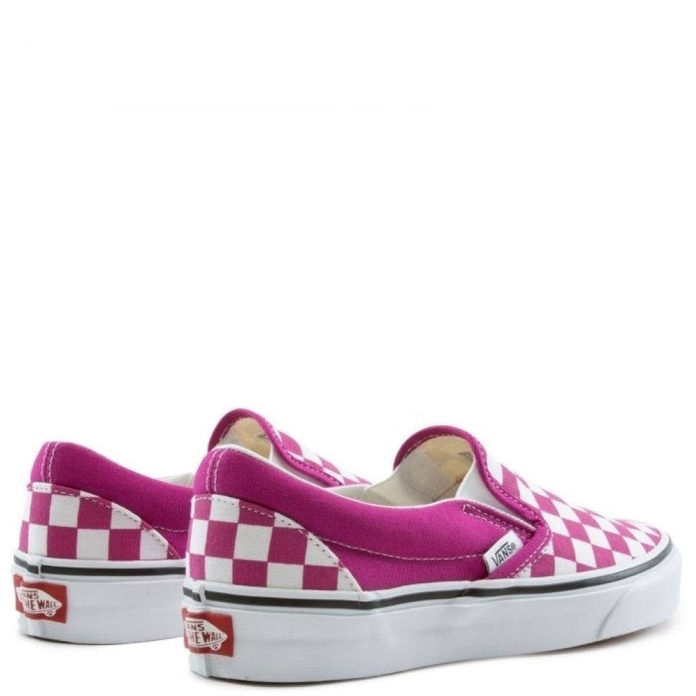 Raspberry on sale checkered vans