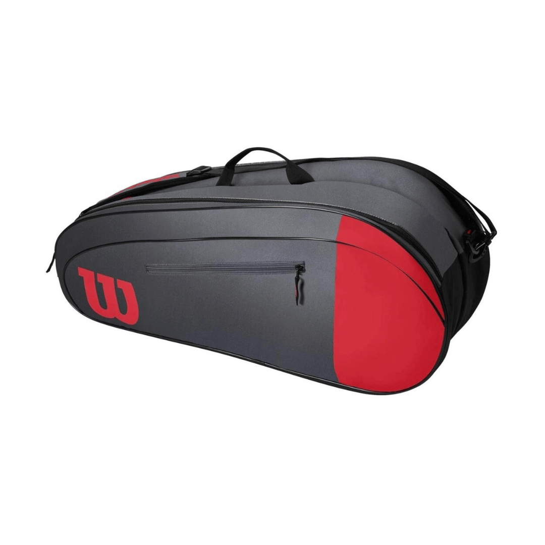 Tennis Bag Team 6PK  -Red/Gray