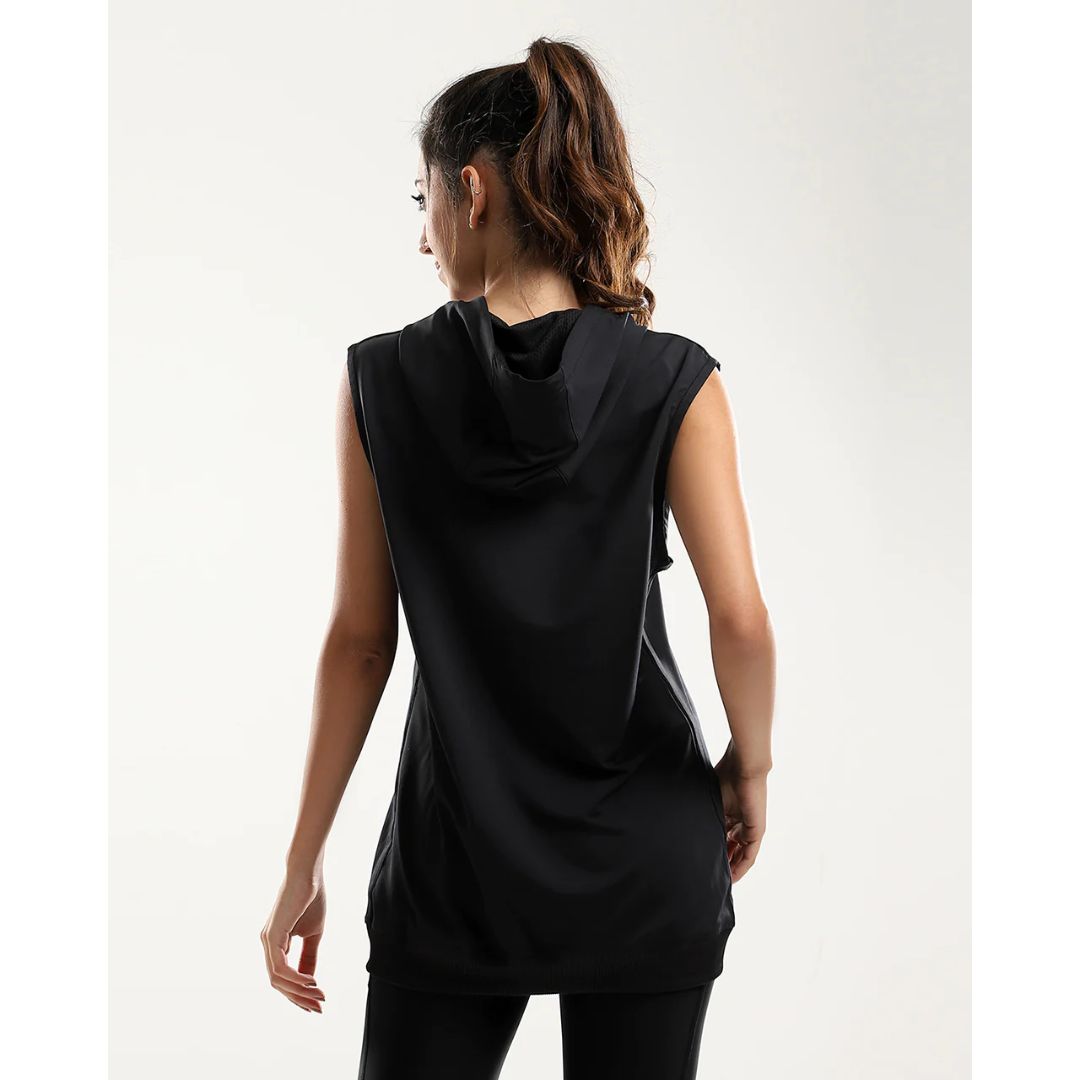 Lightweight Sleeveless Zip Up Tank Top