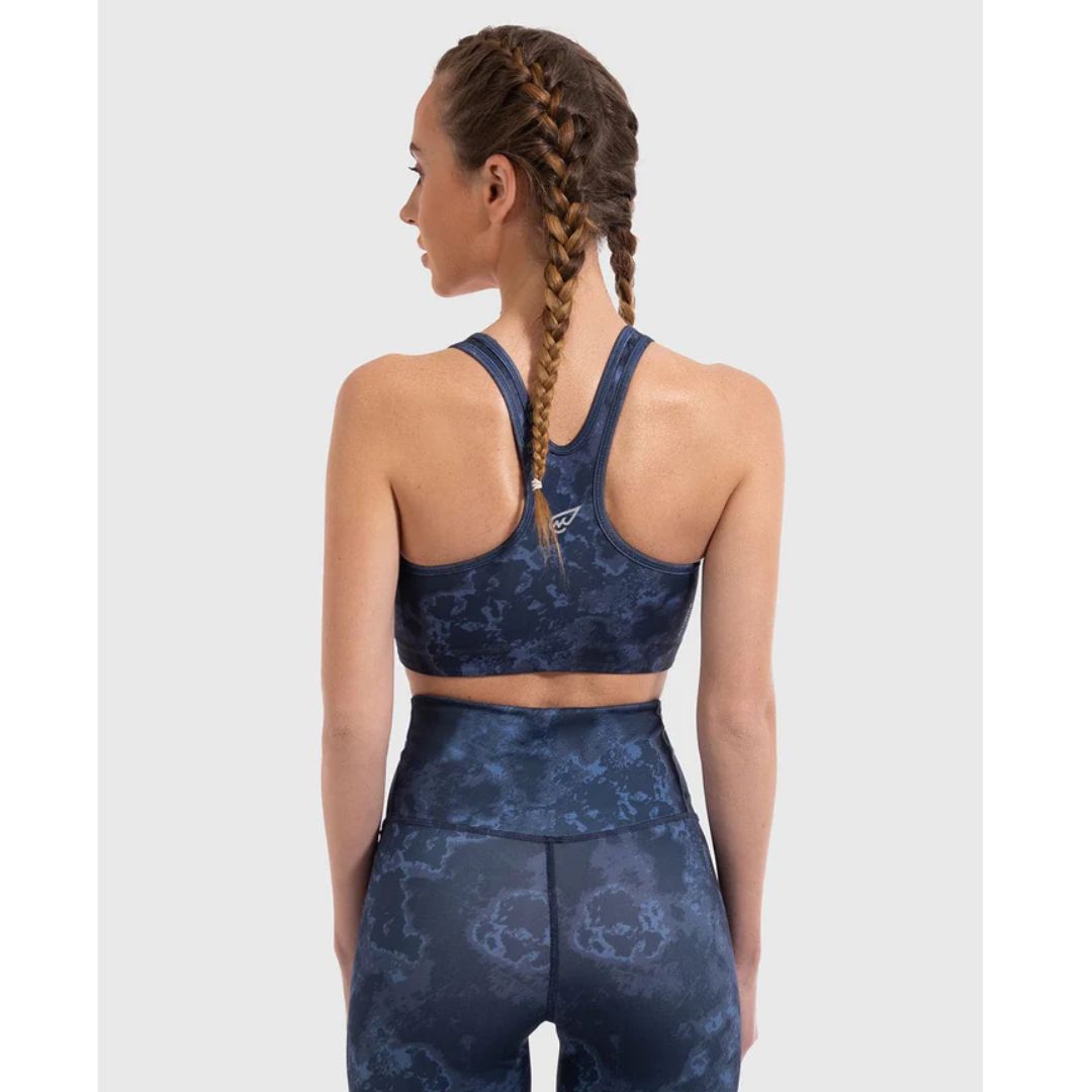 Lava Print Padded Sports Bra