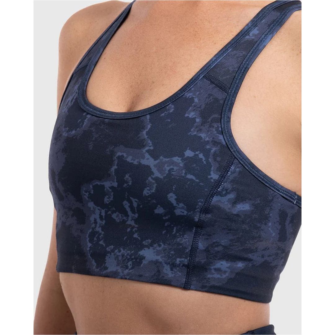 Lava Print Padded Sports Bra