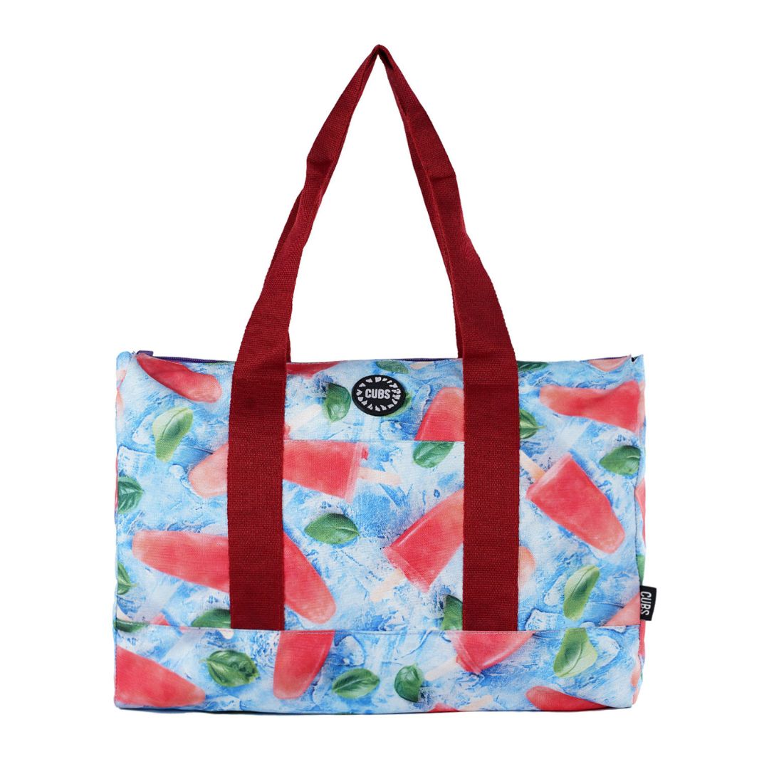Water Melon Popsicle & Water Colors Double Face Tote Bag